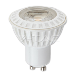 LED Bulb - LED Spotlight - 6W GU10 White Plastic Premium Warm White 110°
